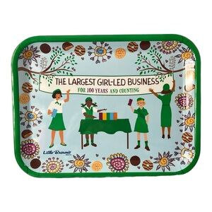 Girls Scouts 100 Years and Counting Serving Tray Little Brownie Bakers